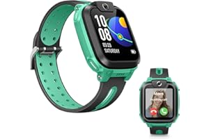 imoo Z1 Kinder-Smartwatch, 4G Video & Anrufe Watch Phone mit GPS-Tracking, IPX8 wasserdicht, Lange Akkulaufzeit, Klassenzimmermodus, Fremdanrufer-Abweisung, Familien-Chat-Unterstützung (Grün)