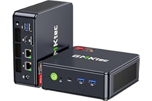 GMKtec Mini PC Ryzen 5 7640HS(supérieur au 6800H) avec Graphiques AMD Radeon 760M, 16Go DDR5, 512Go PCIe3.0 SSD, Mini Ordinateur avec Double LAN 2.5G/WiFi 6E/Triple Affichage 4K/USB 4.0 pour Gaming