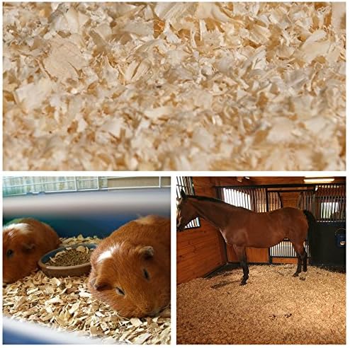 Hadley Compressed 1KG Sawdust Wood Shavings Perfect For Animal Pet Bedding for Rabbit, Hamster, Mice, Gerbils, Horses, Cows, Pony (1)