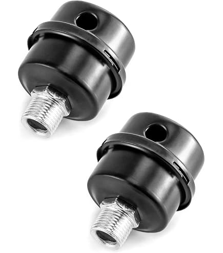 5 Silencieux Pneumatiques Laiton 1/2" PT - Réduction Bruit Compresseur - Filetage 20mm