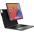 Brydge 11 MAX+ Wireless Keyboard Case with Multi-Touch Trackpad for iPad Pro 11-inch (1st, 2nd & 3rd Gen) and iPad Air (4th Gen), Integrated Magnetic SnapFit Case Space Gray (Space Grey)
