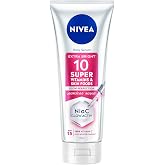 NIVEA Super10 Serum Etkili V&uuml;cut Losyonu SPF15 170 ml, Aydınlatıcı, Nemlendirici, C Vitamini, Niasinamid