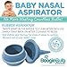 BoogieBulb 2 oz Mold Free Non-Toxic Medical Grade Baby Nasal Aspirator Ear Syringe Bulb Cleanable Nose Sucker