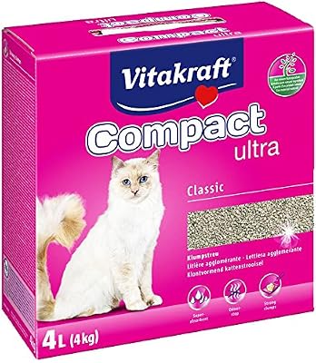Vitakraft 14029 Litière Compact Ultra pour chat 4 kg