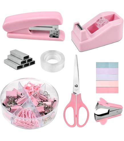 Glitzerndes Schreibtisch-Set Mit Diamant-Stifthalter & Klebebandspender - Büro Deko