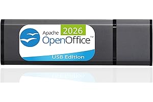 SOFTCONN24 OpenOffice - 2026 USB Edition für PC/Notebook auf USB Stick
