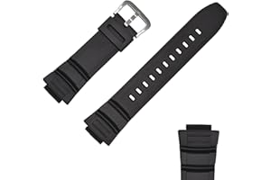 DILOY Pasek do Zegarów Kompatybilny z Casio AE-2000W AE-2100W WV-200 MCW-100H W-S220 AE-2000/2100 Ref CRAE2000-10302043