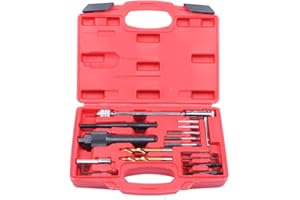 ALLTOOETOOLS Supercrazy 16PCS 8mm & 10mm Damaged Glow Plug Removal Tool Kit SF0031