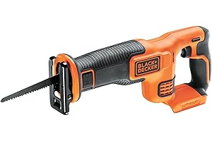 BLACK+DECKER SEGA UNIVERSALE 18V LITIO UNITÀ SENZA BATTERIA E SENZA CARICABATTERIE Velocità variabile 0-3000 corse/min; Lunghezza corsa lama 22mm. In dotazione: 1 lama da 15cm BDCR18N-XJ