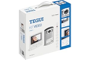 Kit Videoportero superficie2 hilos Tegui Linea 2000 con monitor CLASSE100V16B Basico379011