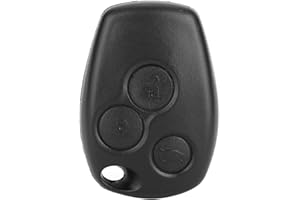 Gorgeri 3 Button Key Fob Cover Remote Key Case Remote Key Fob Key Fob Case Key Fob Cover Key Shell Case Car Key Fob Cover Shell ABS Key Fob Shell Case for Clio Fluence Master