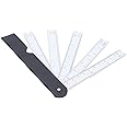 BTER Drafting Fan, Plastic Architect Engineering Scale Ruler Folding Scale Ruler for Art Drawing Clothing Interior Design