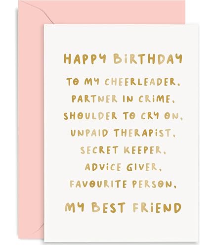 Lustige Freundeskarte 'Everything I've Ever Wanted In A Friend' – A5 Mit Umschlag