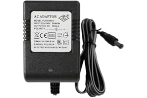 BUOSHA Cargador para coche eléctrico, 6 V, 230-240 V, 50 Hz, 500 mA.