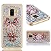 Produktbild Hülle Samsung Galaxy A8 2018 Handyhülle ,Samsung Galaxy A8 2018 Glitzer Hülle,Roreikes Orignial Luxury Neu Mode Treibsand Fließend süße Muster Flüssig Bewegende Treibsand Transparent TPU Silikon Bling Cute Schutzhülle Bumper Smartphone Handy Hülle für A8 2018 Case Cover