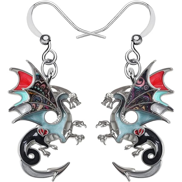 DUOWEI Welsh Dragon Brooch - Enamel & Zinc Alloy Lapel Pin For Women & Girls (Multicolor) - View #4