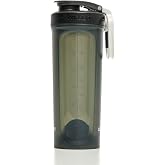 Contigo Shake Go Sporcu Suluğu &amp; Shaker 820ML Antrasit | Mixer Ball teknolojisi, p&uuml;r&uuml;zs&uuml;z protein karışımı, sızdırmaz kapak, 
