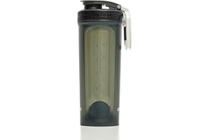 Contigo Shake & Go 2.0 Bottiglia Shaker proteine con sfera miscelatrice | Protein Shaker | Frullatore grande | Ideale per proteine | Borraccia shaker sportiva a prova di perdite | Sake | 820 ml