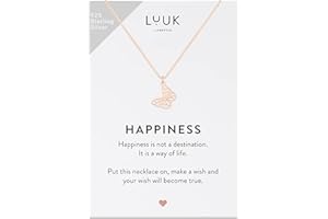LUUK LIFESTYLE Collares de plata ley 925 para mujeres con diferentes colgantes, joyas de moda para verano, vacaciones, amantes del océano, mar, idea de regalo para novia, color plata, oro rosa dorado