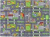 Stadt Mix HEVO ® Strassen Spielteppich | Kinderteppich 145×200 cm - 4