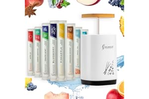 Wunder Zahnstocher Cure-Dents aromatisés - Lot de 80 Cure-Dents aromatisés + Distributeur d'haleine fraîche avec Cure-Dents aromatisés