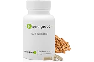 ANASTORE FIENO GRECO * 500 mg / 60 capsule * Titolato al 50% in saponine * Antinfiammatorio, Carenze, Peso, Rendimento Sportivo