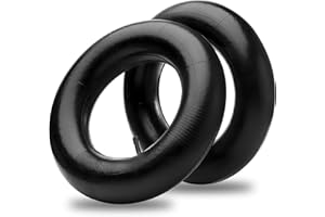 EASYHOMIE 2pcs 3.50-8 Inner Tube with TR-13 Straight Valve, Compatible with Various Lawn Mowers, Wheelbarrows, Garden Trailers, Go-Karts, Golf Carts and More