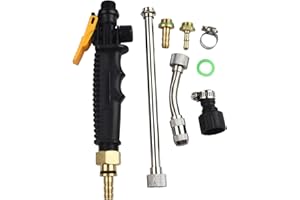 JAYRUIT Varita pulverizadora, lanza rociadora universal para jardín, para cestas colgantes, coches de césped (30 cm)