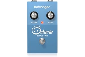 Behringer OCTAVIA OCTAVE FUZZ Vintage Octave Fuzz Pedal with Aggressive Tone and Octave Up Effect