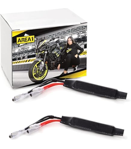 Area1 E Mark Led Motorfiets Rijden Effect Indicator Rijden Licht Sequentieel Zwart Universeel Quad ATV Rijden Licht Indicator IP67 E Test Mark