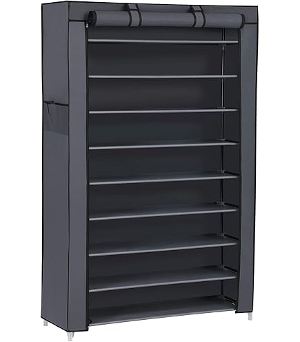 vidaXL Schoenenkast 63x24x103 cm bewerkt hout sonoma eikenkleurig, opbergrek voor schoenen, opbergstellage voor schoenen, schoenenordener