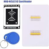 Innovateking-EU RFID IC Card RC522 Reader Write Module RFID Starter Kit 13.56MHZ 3.3V with S50 White Card and Key Ring for Ar