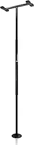 Stander Security Pole - Ceiling to Floor Transfer Bar - Tension Mounted - No Screwing Required - For Home Safety (Metallic Black)