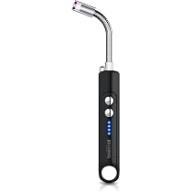 Brandson Elektrisches Stabfeuerzeug 2er Set – USB-ladbar Mit Lichtbogen | Für Kerzen, Grill, Kamin & Gasherd
