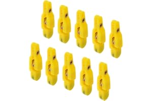 Baoblaze Kit de Clips Pinzas Liberación de Sedal Outrigger Kite Almohadilla Arte de Peces Pesca de Métodos Pesqueros, 10pcs