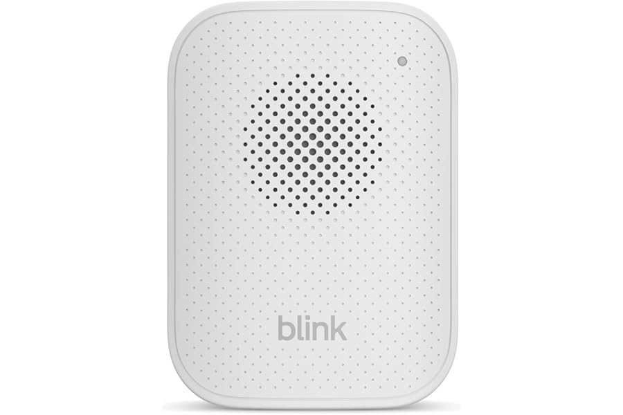 Blink Türgong (neueste Gen.) | Audiobenachrichtigungen für alle Videotürklingeln von Blink | Elegantes Design | Einfache