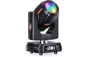 KRIDERISH 380W Lumière de Scène Angle de Faisceau 8-25° DMX512 Tête Mobile 14 couleurs avec 16 canaux Convient pour DJ Show Bar Club Party - Inventaire en Allemagne