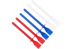 HOMSFOU 6Pièces Set de Outils Épandeurs de Colle pour Bricolage Cuir Spatules Flexibles pour Appliquer Colle et Peinture pour Projets Artisanaux et Réparations