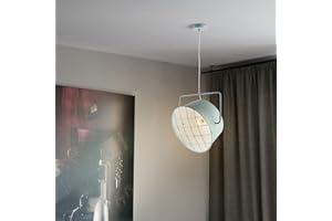 home sweet home collection Industriële Hanglamp Clemento | 41/41/145 cm | Beton | hanglamp geakt van Metaal | voor E27 LED lichtbron | lampa wisząca schikt voor woonkamer, slaapkamer en keuken