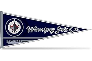 Rico Industries NHL Winnipeg Jets Classic 12" x 30" Soft Felt Pennant - EZ to Hang - Home Décor (Game Room, Man Cave, Bed Room)