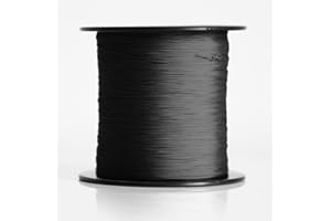 PLISART Sznurek do plisy, rolety, żaluzji, 0,8 mm, sznurek napinający, akcesoria (czarny, 10 metrów)