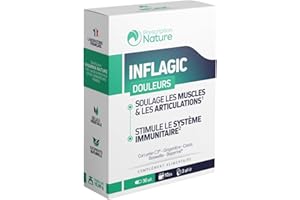 Prescription Nature - INFLAGIC - Complément Alimentaire pour les Douleurs Musculaires et Articulaires - Fabrication Française - 30 Gélules