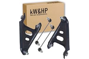 KW&HP KIT 4PZ COPPIA BRACCI BRACCETTI ANTERIORI E BIELLETTE COMPATIBILI CON SMART (451) TUTTE