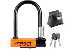 Kryptonite Evolution Mini-5 zapięcie rowerowe, pomarańczowe, 8 x 14 cm