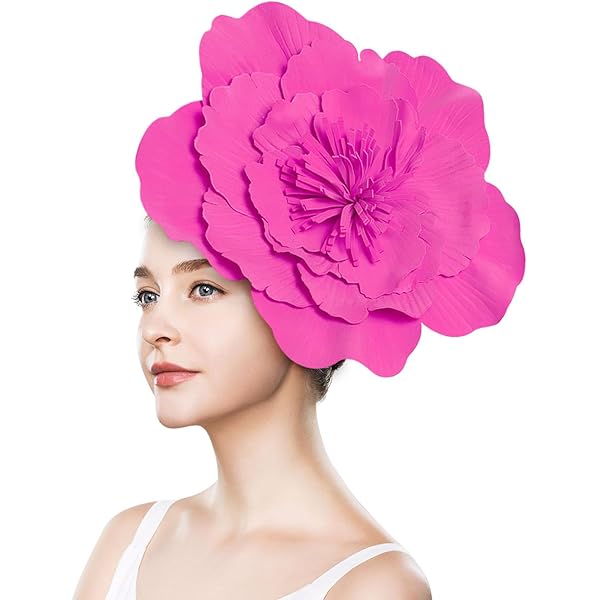 AOWVUTS Damen Fascinator Mit Schleier - Elegante Hut-Blume Für Hochzeit & Galas