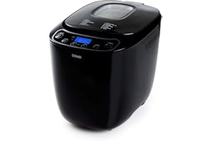 Domo B3973 Machine à pain 12 programmes dont sans glutens de 0.7 à 1Kg