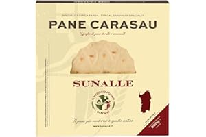 Sunalle Pane Carasau Classico, traditionelles dünnes Hirten Brot aus Sardinien, 800g, Il Vecchio Forno di Fonni