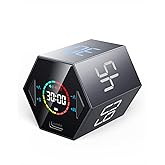 Ticktime Pomodoro Timer Cube, Hexagon Productivity Timer, Pause & Resume, Silent, Vibrate & Adjustable Sound Alert, for ADHD,