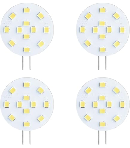 Trango 3er Set G415-2.5 * 3 LED Leuchtmittel G4 Fassung Zum Austausch G4 MR16 Leuchtmittel 12Volt AC/DC - 2.5 Watt 250 Lumen 3000K Warmweiß Möbel