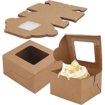 2 Scatole Per Torte In Cartone - 30.5x30.5x30.5 Cm, Per Cupcake E Dolci, Con Manico - Foto 2